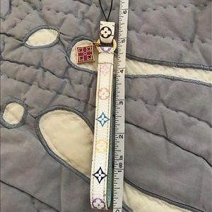 louis vuitton multicolor key wristlet